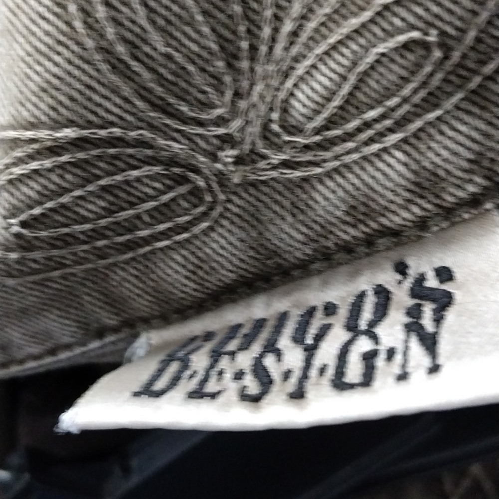 Chico's Brown Embroidered Jean Jacket - Picture 5 of 11